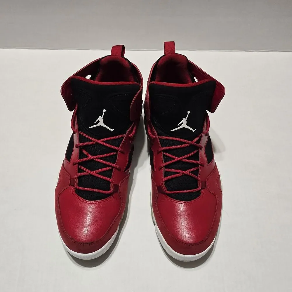 Air Jordan Men's 11.5 Flight Club 91 Gym Red Sneakers 555475-600 Jumpman Shoes